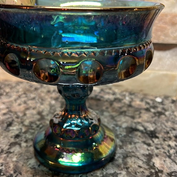 Carnival glass with irradessance of gold - Picture 3 of 5